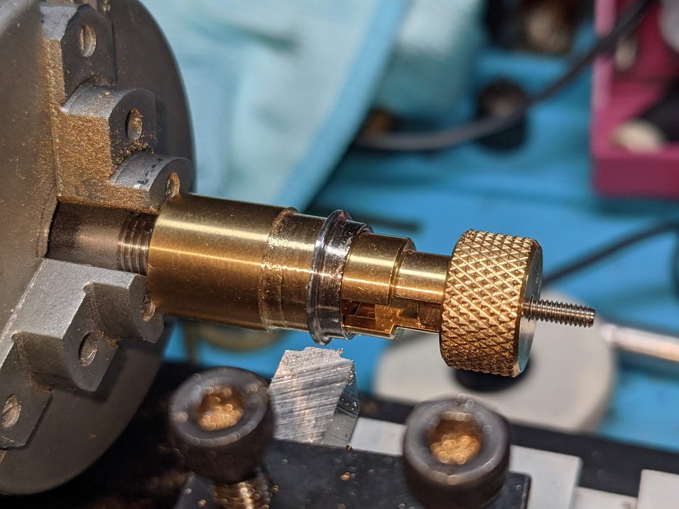 MetalLine lathe application, making a metall wheel