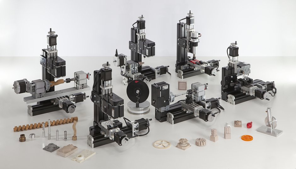 [Translate to English:] UNIMAT CNC Varianten Übersichtsbild